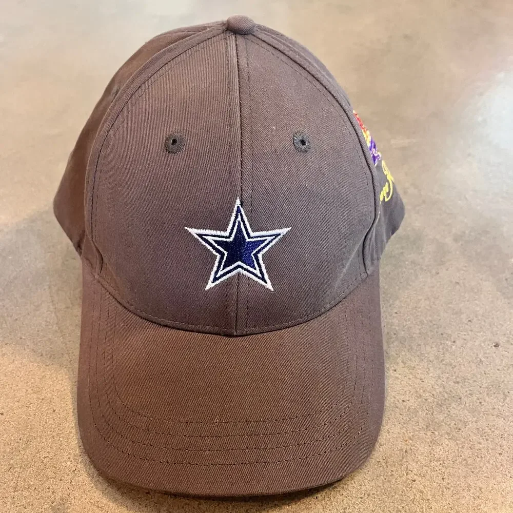 NFL Dallas Cowboys Football Crown Royal Collab Mens cap Gray Hat NEW